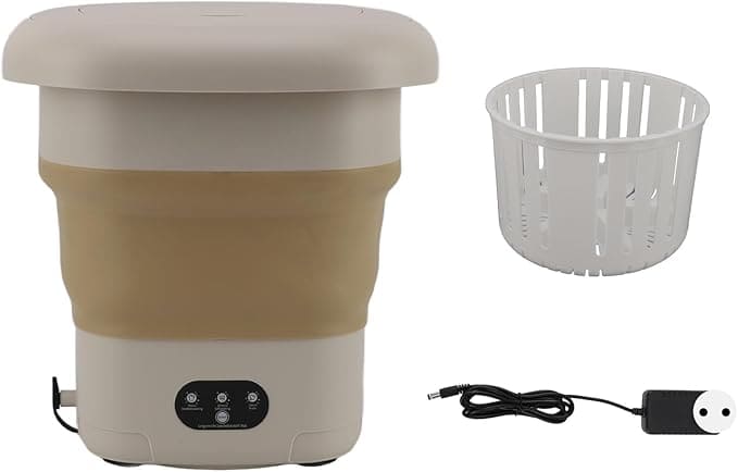 Mini Máquina de Lavar Roupa Dobrável Portátil – Tinny You