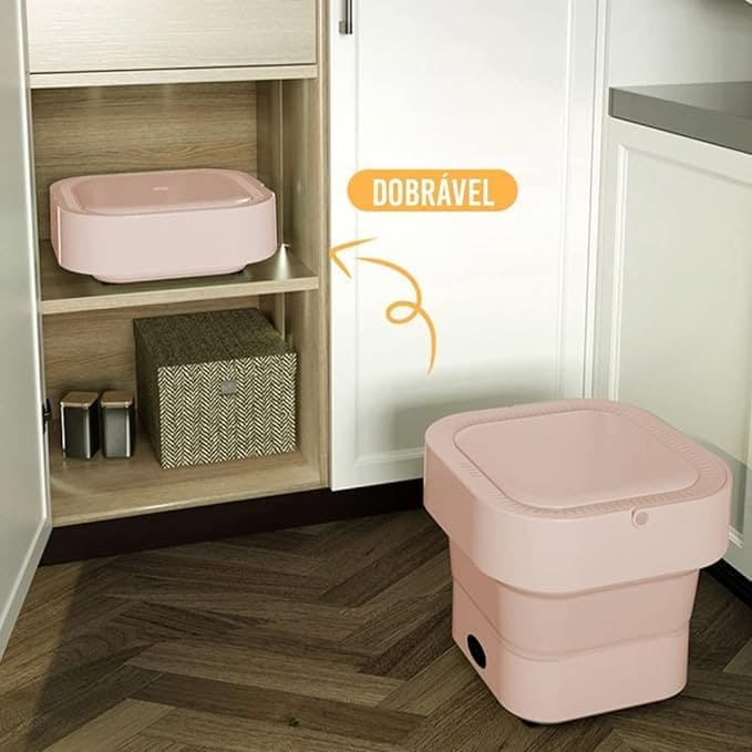 Mini Máquina de Lavar Roupa Dobrável Portátil – Tinny You