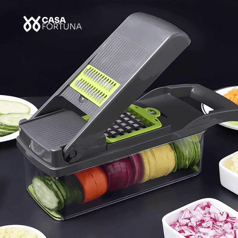 Cortador Multifuncional de Legumes e Frutas 2.0 – A Revolução na Sua Cozinha!