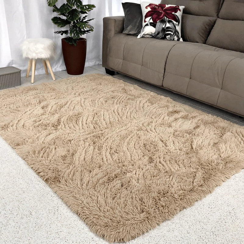 Tapete Peludo para Sala 1,50x1,00m | Conforto, Maciez e Elegância na Decoração