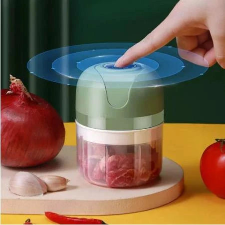 Mini Processador Triturador Sem Fio Elétrico